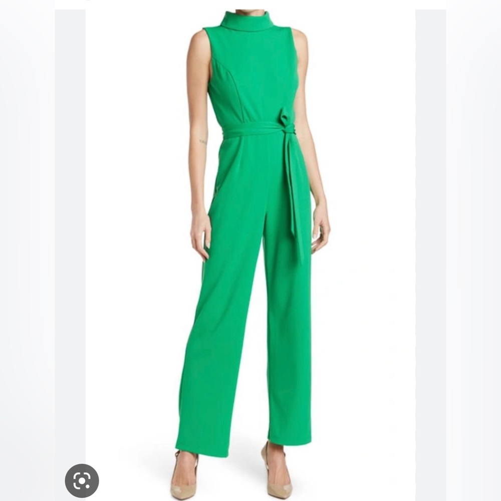 Marina green jumpsuit size 10 - NWT